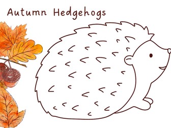 Autumn Hedgehogs