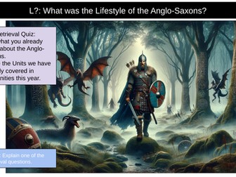 Anglo-Saxon Anglo Saxon Independent Lesson