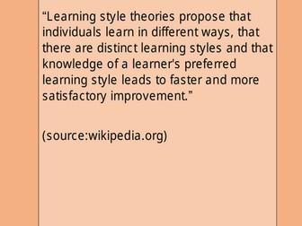 Source of reference_learning style