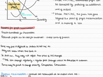 A-Level Edexcel Economics A - 3.2.1 Business objectives