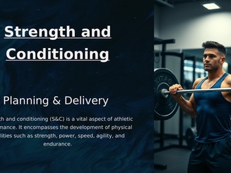 NCFE - Strength & Conditioning (Planning & Delivery)