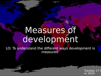 Development Gap FULL unit of work AQA GCSE