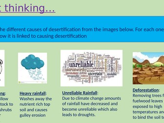 Reducing the impact of desertification