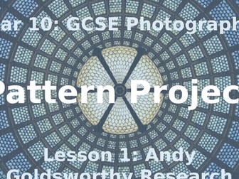 Pattern Project (14-Week GCSE Photography Unit)