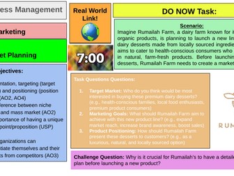 IB Business Management: 4.2 Marketing Planning