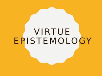 Virtue Epistemology