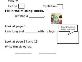 ORT Level 2 Reading Comprehension - Quiz