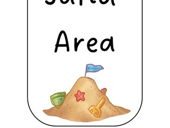 EYFS Classroom Area Signs - 14 Pack