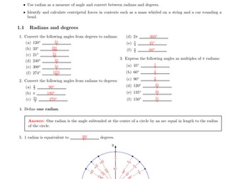 AQA A-Level Further Mechanics Circular Motion Answers