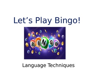 Bingo Language Techniques