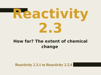 Reactivity 2 / IB Chemistry / Reactivity 2.3 (Including HL)