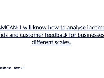 Data Task - Business