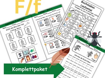 Letter Introduction 1st Grade - Letter F/f - Basic Writing