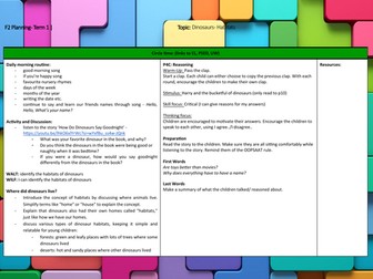 27. EYFS Planning - Term 1 Foundation 2 Week 6