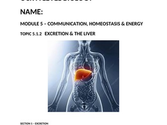 OCR A Level biology A H420 The Liver