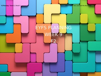 32. EYFS Planning - Term 1 Foundation 2 Week 9