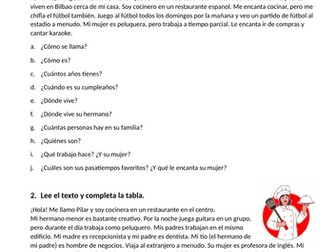 Revision booklet for Spanish improvers