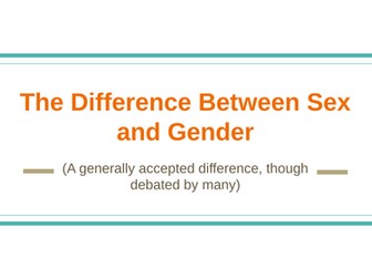 Understanding Gender