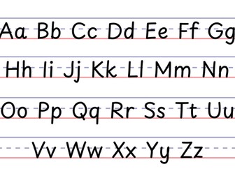 Alphabet Mat - Uppercase and Lowercase letters