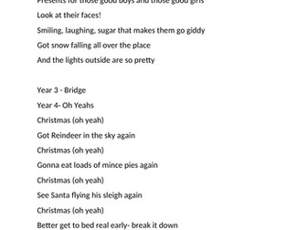 Uptown Funky Christmas- Christmas song to the tune of Uptown Funk