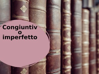 Congiuntivo imperfetto