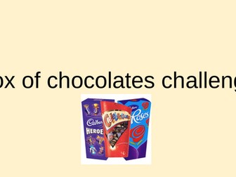 Box of chocolates maths challenge