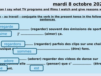 Qu'est-ce que tu regardes - Edexcel GCSE French 2024