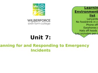 Planning and Responding Emergency Incidents