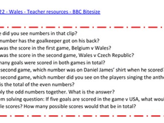 World Cup Video comprehension