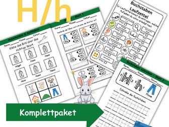 Letter Introduction 1st Grade - Letter H/h - Basic Writing