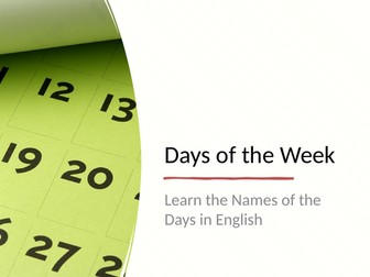 Days of the Week