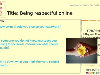 Being respectful online