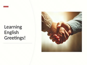 Greetings and Farewells in English