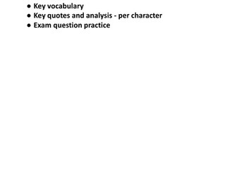 Low Ability - 'Macbeth' revision booklet