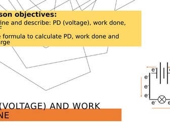 Lesson 2: Woek Done and PD (Voltage)