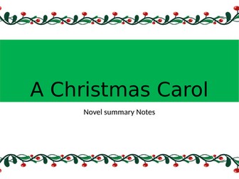 A Christmas Carol novel summary and key quotes