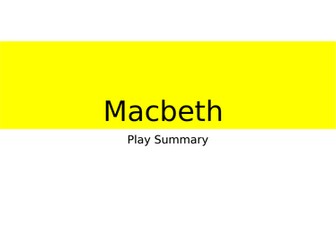 Macbeth revision aid