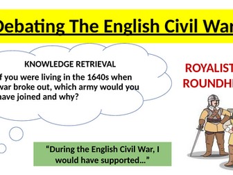 Debating the English Civil War - Historian Interpretations