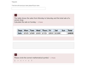 Functional Skills Maths L1 Numbers Calculator