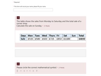 Functional Skills Maths L1 Numbers Calculator