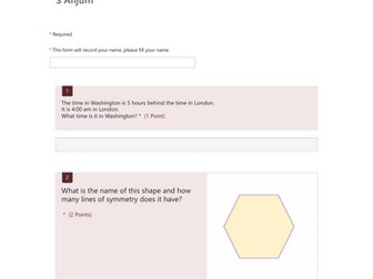 Functional Skills Maths L1 MSS Non-Calculator