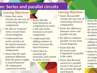 Lesson 4-5: Series and Parallel Circuit