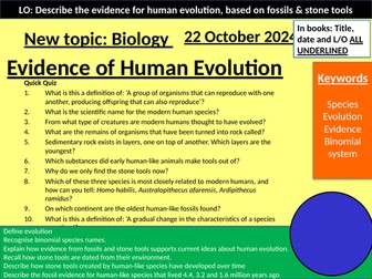 Separate Biology 4 Topic