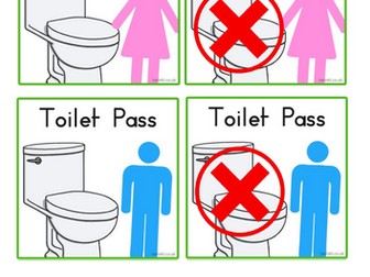 Girl/Boy Toilet Passes