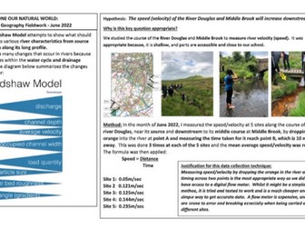 GCSE Geography OCR B Paper 1 Grade 9 Revision Notes - Fieldwork