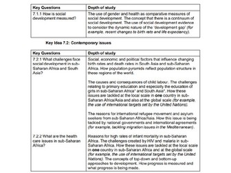 WJEC Theme 7; Social Development Issues Workbook