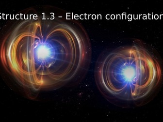 IBDP - Chemistry - Structure 1.3 - Electron configuration