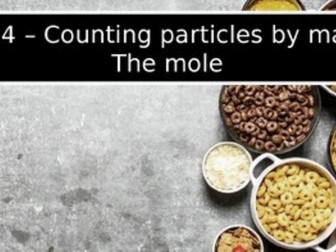 IBDP - Chemistry - Structure 1.4 - Counting particles by mass - The mole