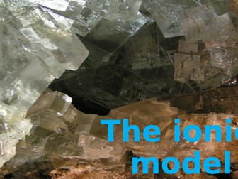 IBDP - Chemistry - Structure 2.1 - The ionic model