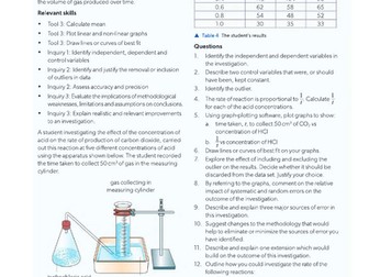 IBDP - Chemistry - Reactivity 2.2 - How fast. The rate of chemical change